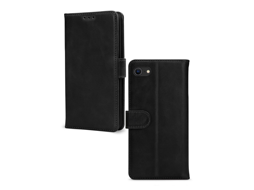 Mobilize Leather Wallet Apple iPhone 6/6S/7/8/SE (2020/2022) Black