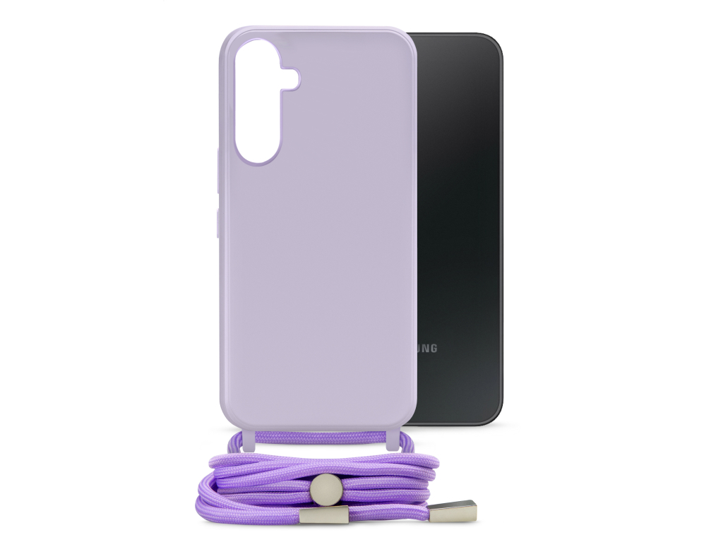 Mobilize Lanyard Gelly Case for Samsung Galaxy A34 5G Pastel Purple