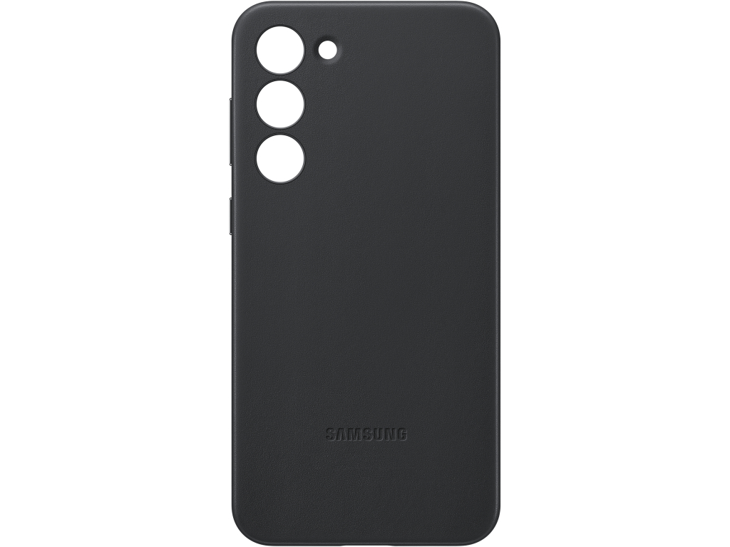 EF-VS916LBEGWW Samsung Leather Cover Galaxy S23+ 5G Black