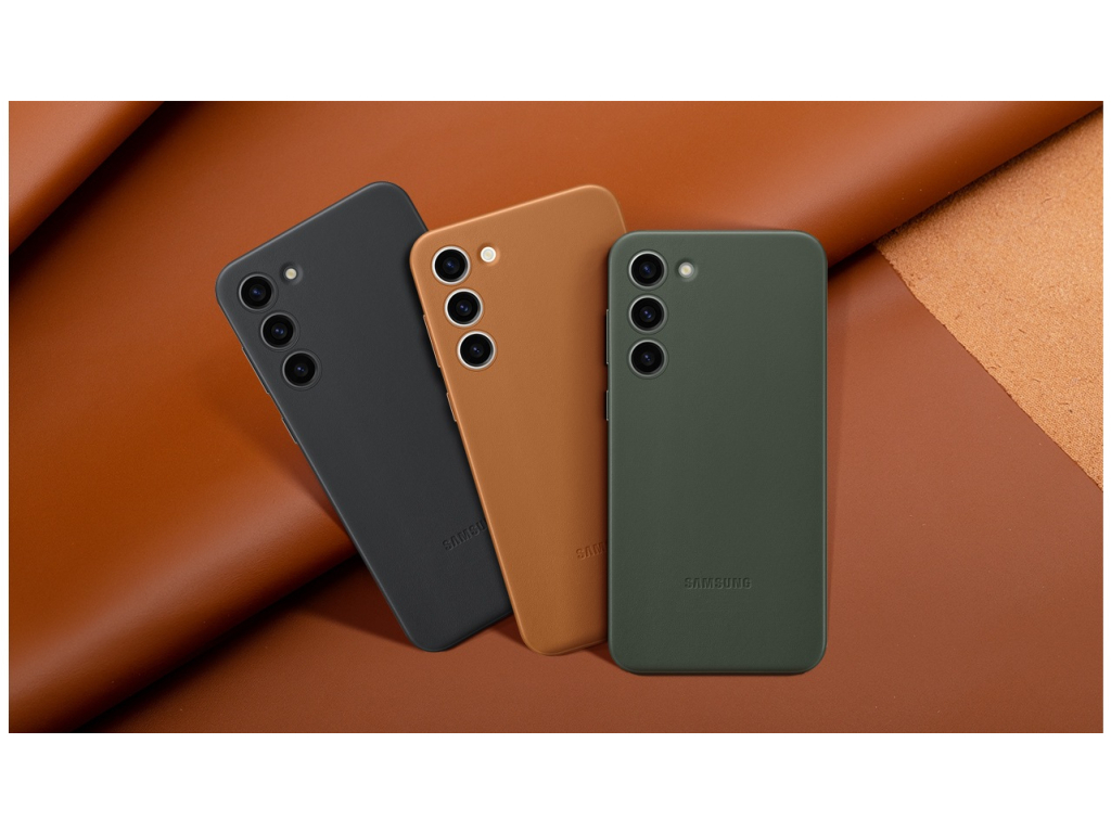EF-VS916LAEGWW Samsung Leather Cover Galaxy S23+ 5G Camel