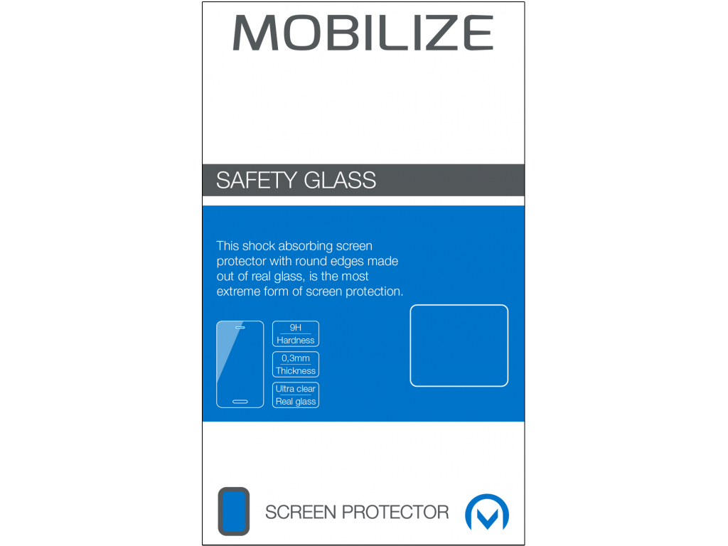 Mobilize Glass Screen Protector - Black Frame - Apple iPhone X/Xs/11 Pro