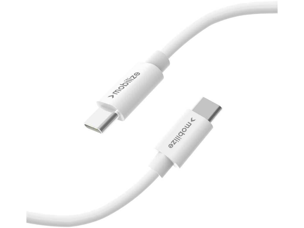 Mobilize Cable USB-C to USB-C 1m. 100W White