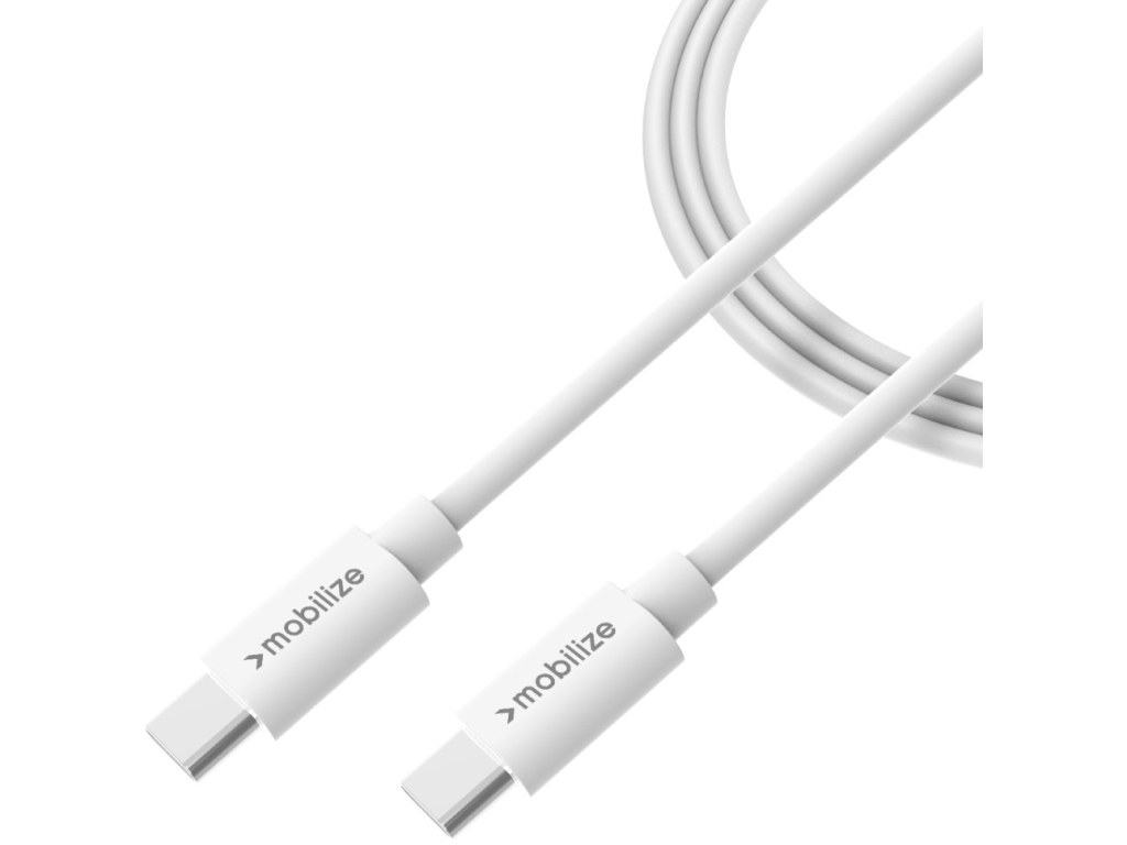 Mobilize Cable USB-C to USB-C 1m. 100W White