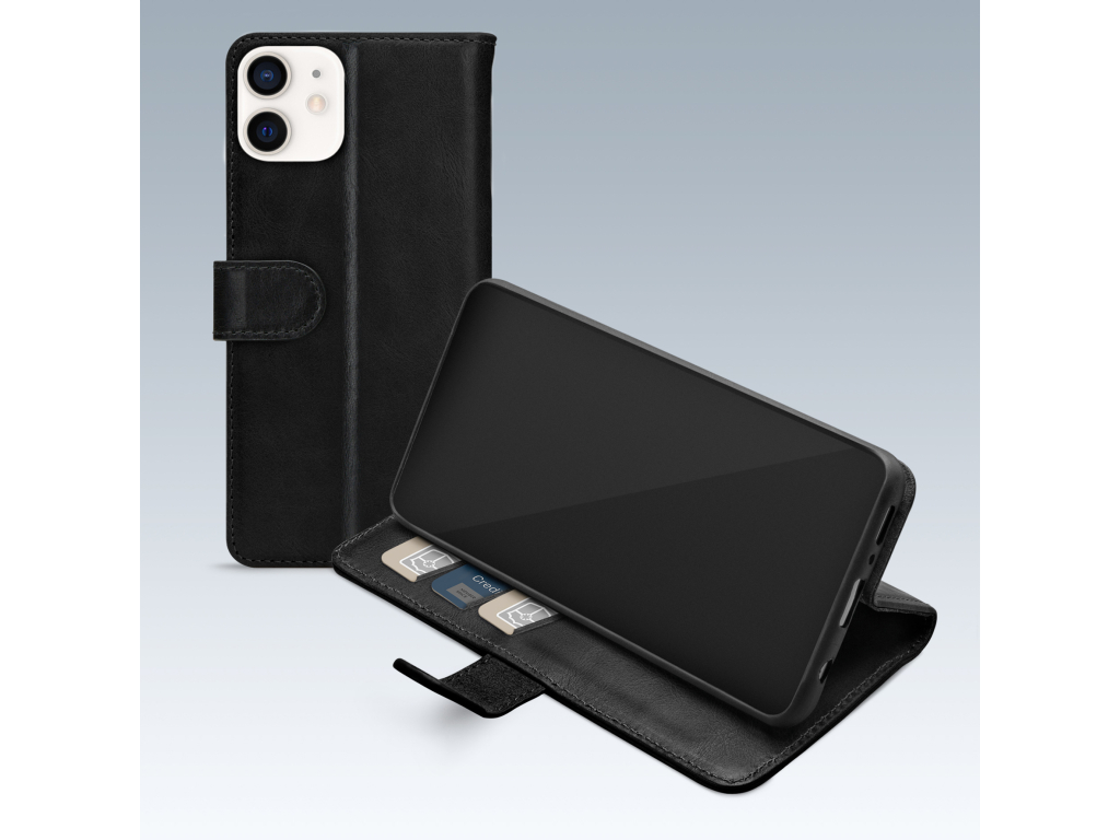 Mobilize Premium Gelly Wallet Book Case Apple iPhone 12/12 Pro Black