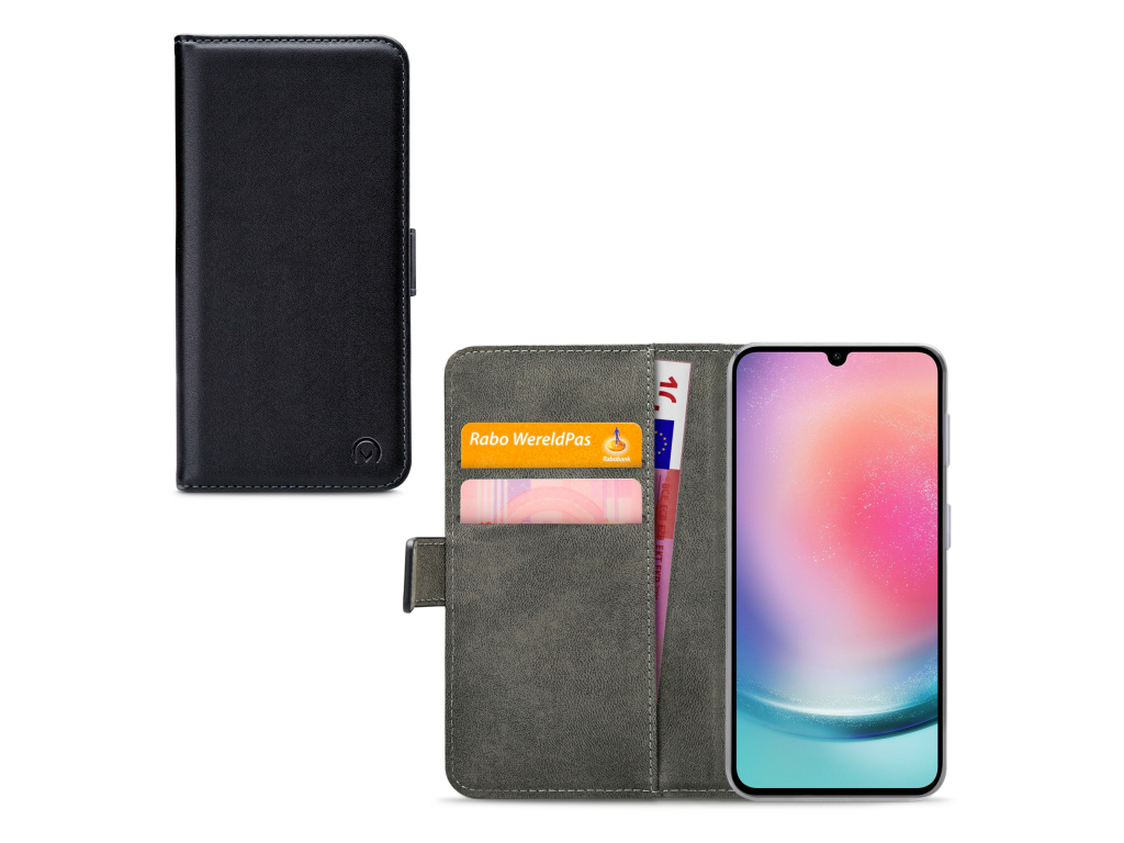 Mobilize Classic Gelly Wallet Book Case Samsung Galaxy A24 4G Black