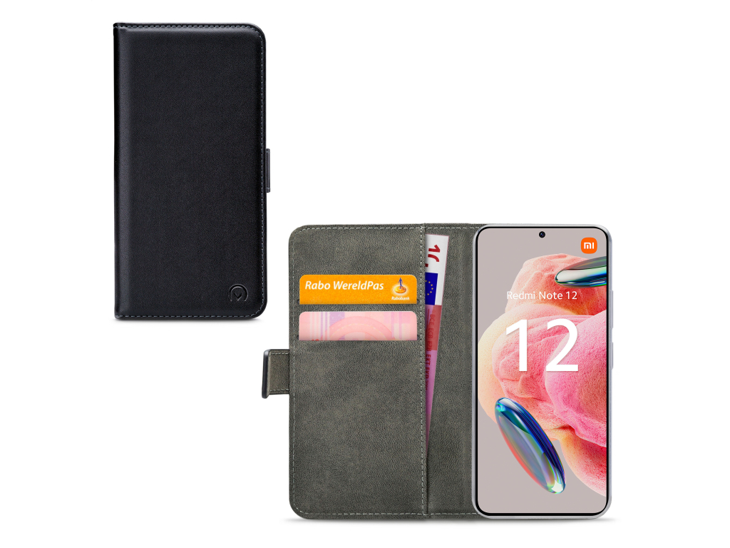 Mobilize Classic Gelly Wallet Book Case Xiaomi Redmi Note 12 4G Black