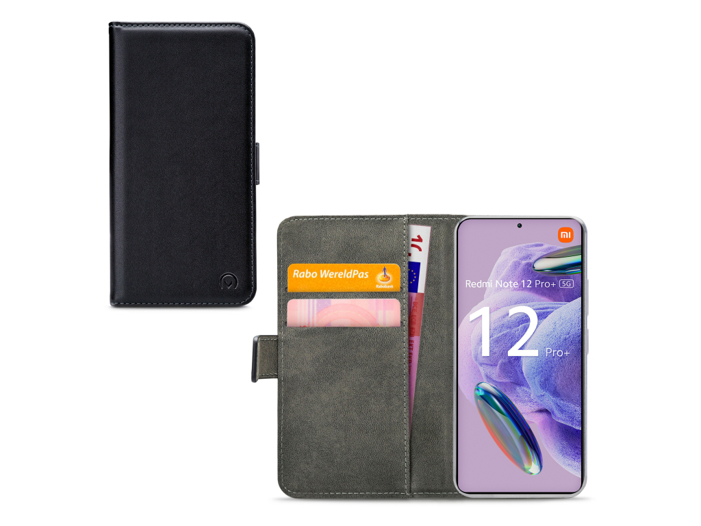 Mobilize Classic Gelly Wallet Book Case Xiaomi Redmi Note 12 Pro+ 5G Black