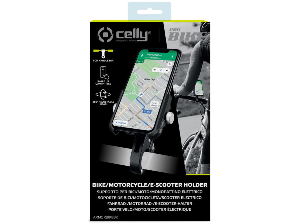 Celly ArmorBike Universal Bike Holder Black