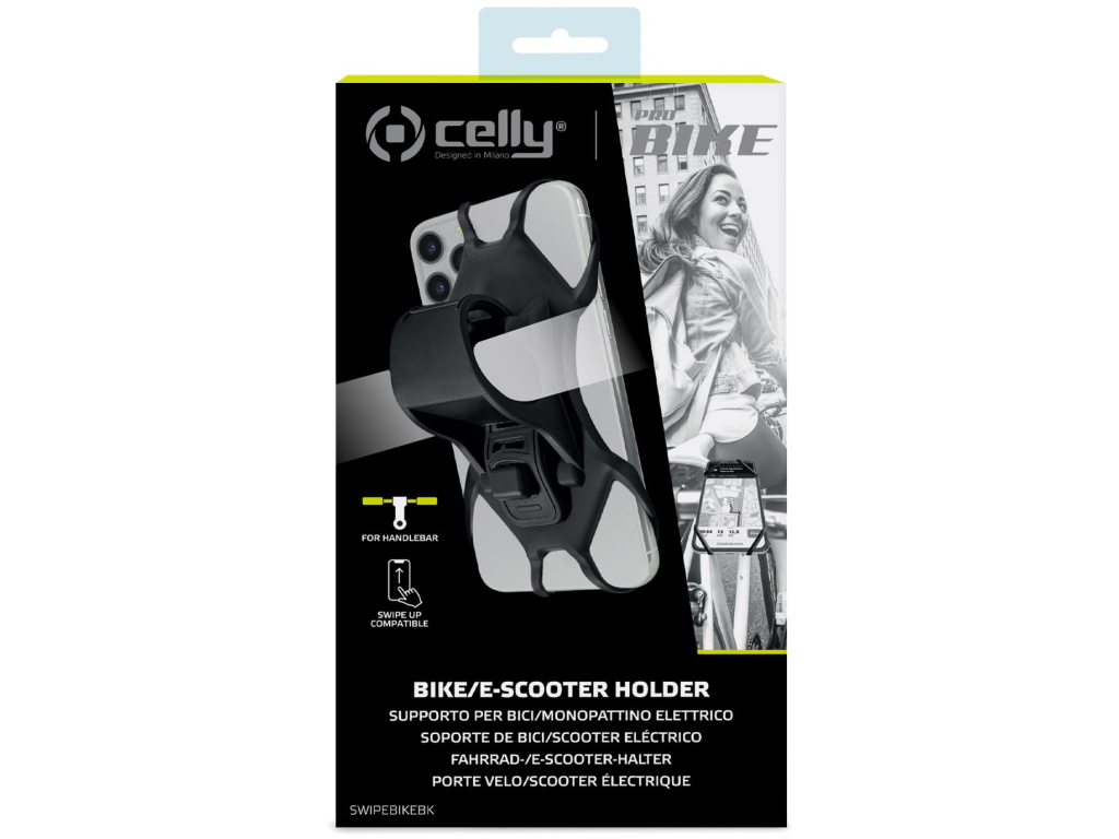 Celly SwipeBike Universal Bike Holder Black