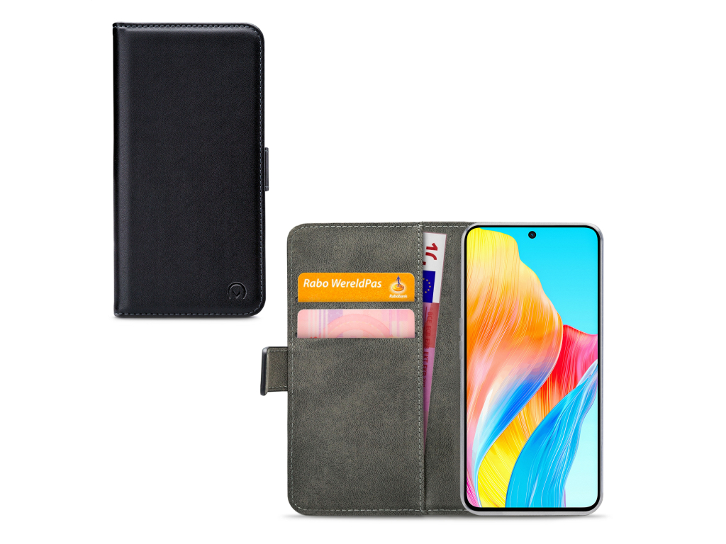 Mobilize Classic Gelly Wallet Book Case OPPO A98 5G Black