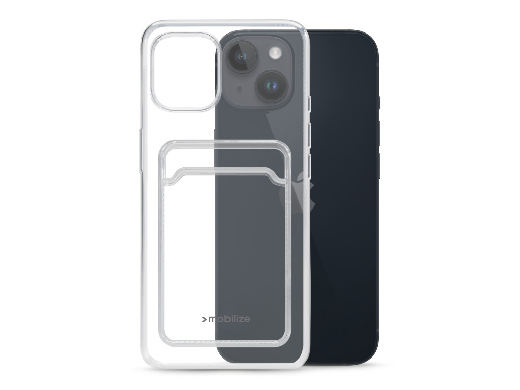 Mobilize Gelly Card Case Apple iPhone 15 Clear