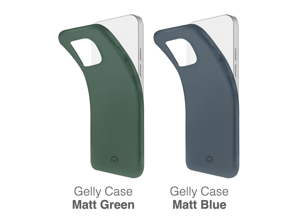 Mobilize Rubber Gelly Case Apple iPhone 15 Pro Max Matt Blue
