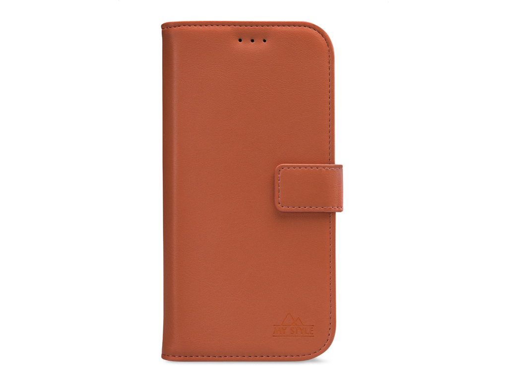 My Style Flex Wallet for Apple iPhone 15 Plus Rust Red