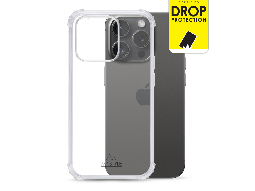 My Style Protective Flex Case for Apple iPhone 15 Pro Clear