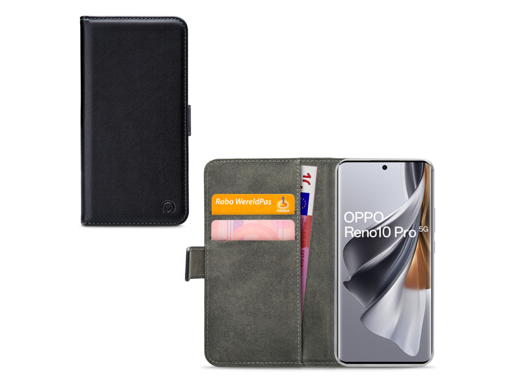 Mobilize Classic Gelly Wallet Book Case OPPO Reno10/Reno10 Pro 5G Black