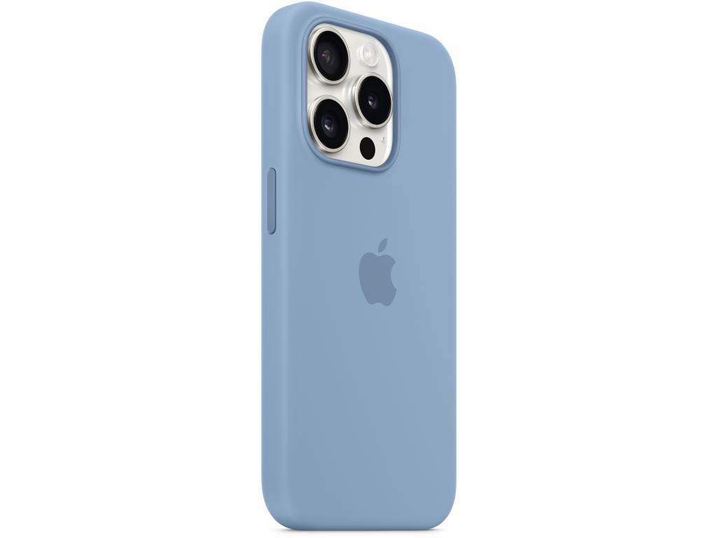 MT1Y3ZM/A Apple Silicone Case with MagSafe iPhone 15 Pro Max Winter Blue