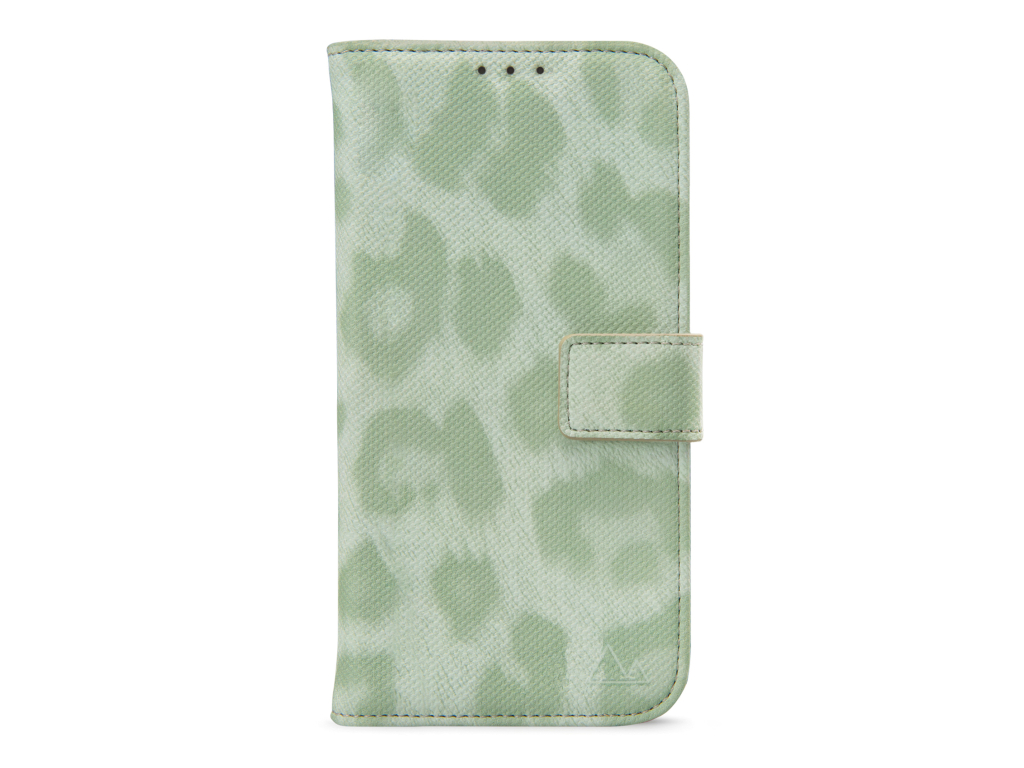 My Style Flex Wallet for Apple iPhone 15 Pro Max Green Leopard