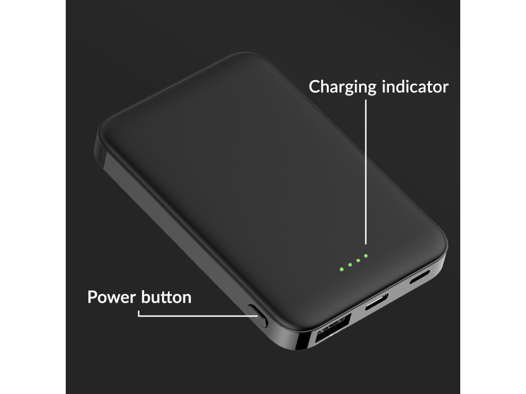 Mobilize Power Bank 5000mAh 10W Black