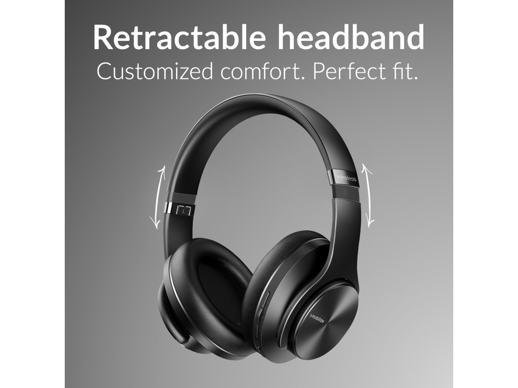 Mobilize Bluetooth Headphone with Speaker Function Black