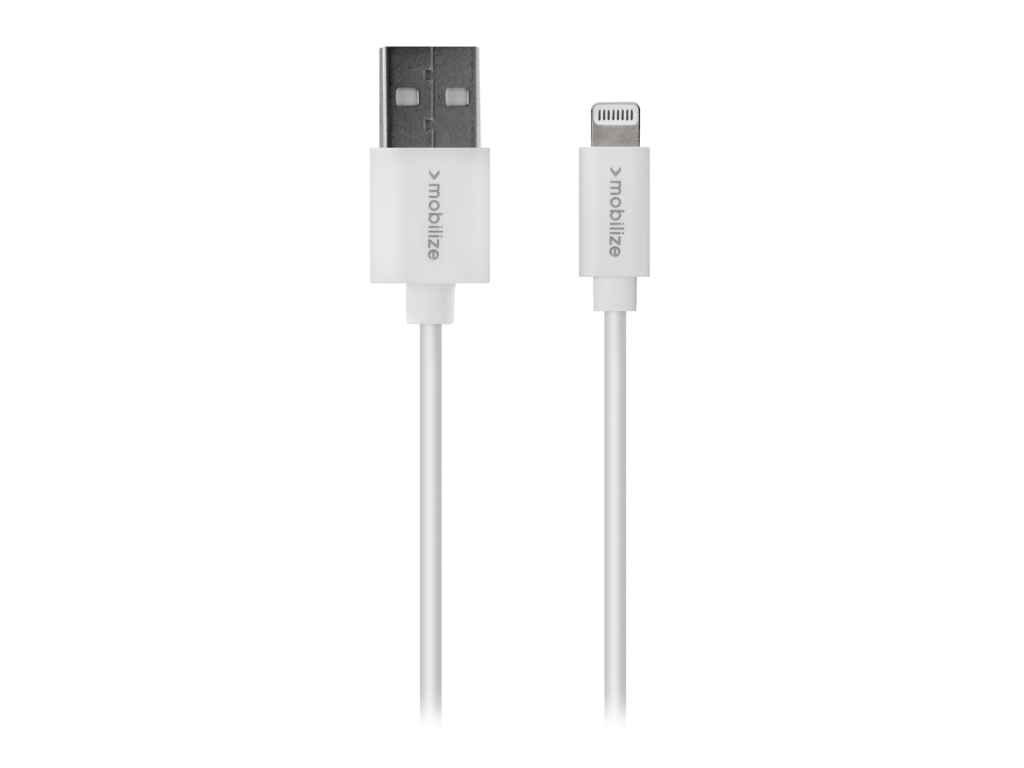 Mobilize Cable USB to Apple MFi Lightning 1m. 12W White (BULK)