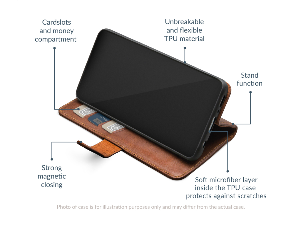 Mobilize Leather Wallet Samsung Galaxy A15 4G/5G Brown