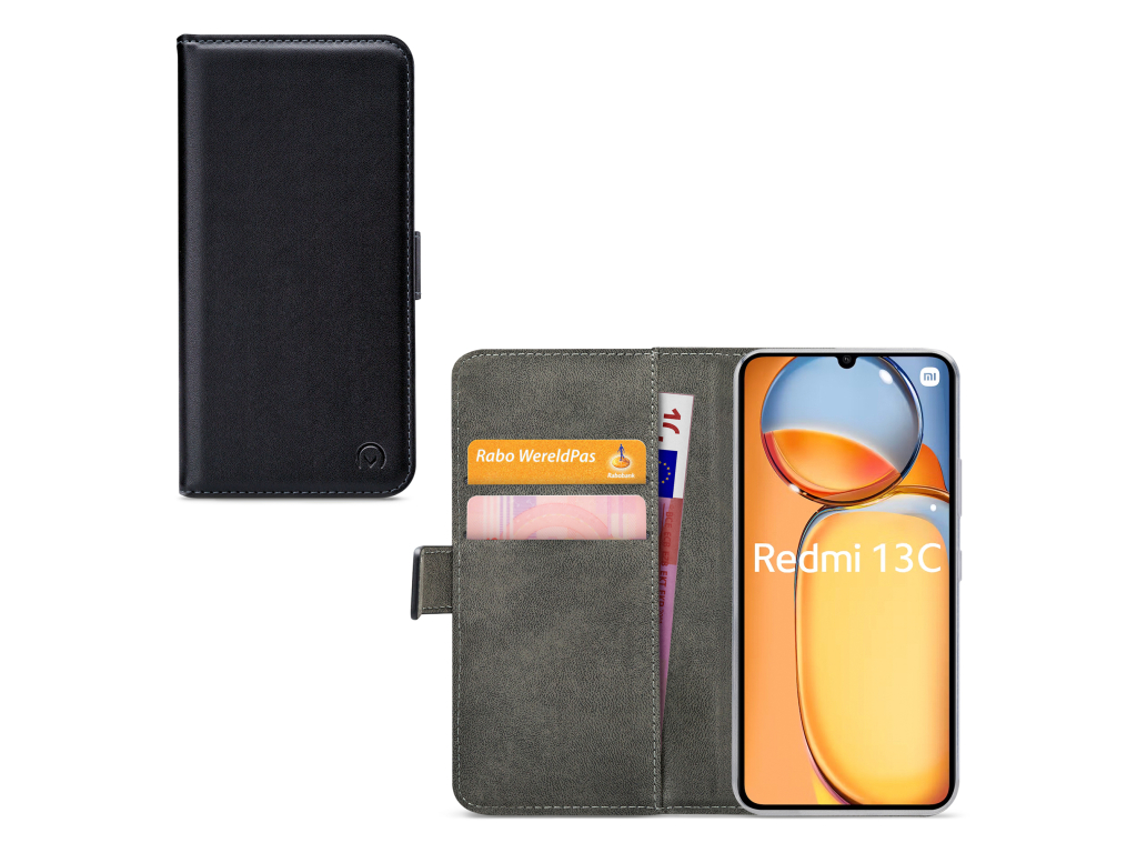 Mobilize Classic Gelly Wallet Book Case Xiaomi Redmi 13C 4G/5G Black