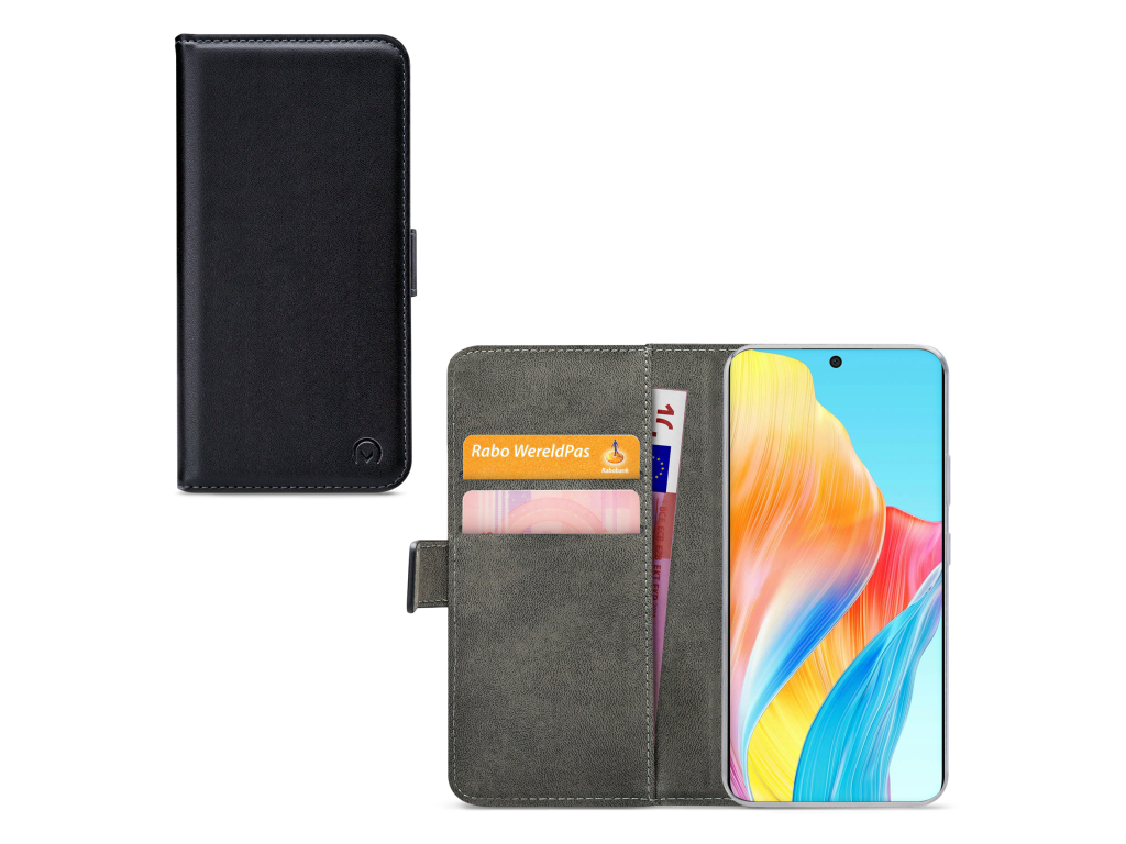 Mobilize Classic Gelly Wallet Book Case OPPO A58 4G Black