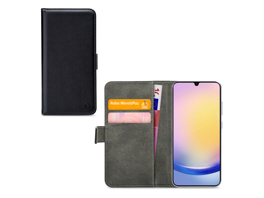 Mobilize Classic Gelly Wallet Book Case Samsung Galaxy A25 5G Black