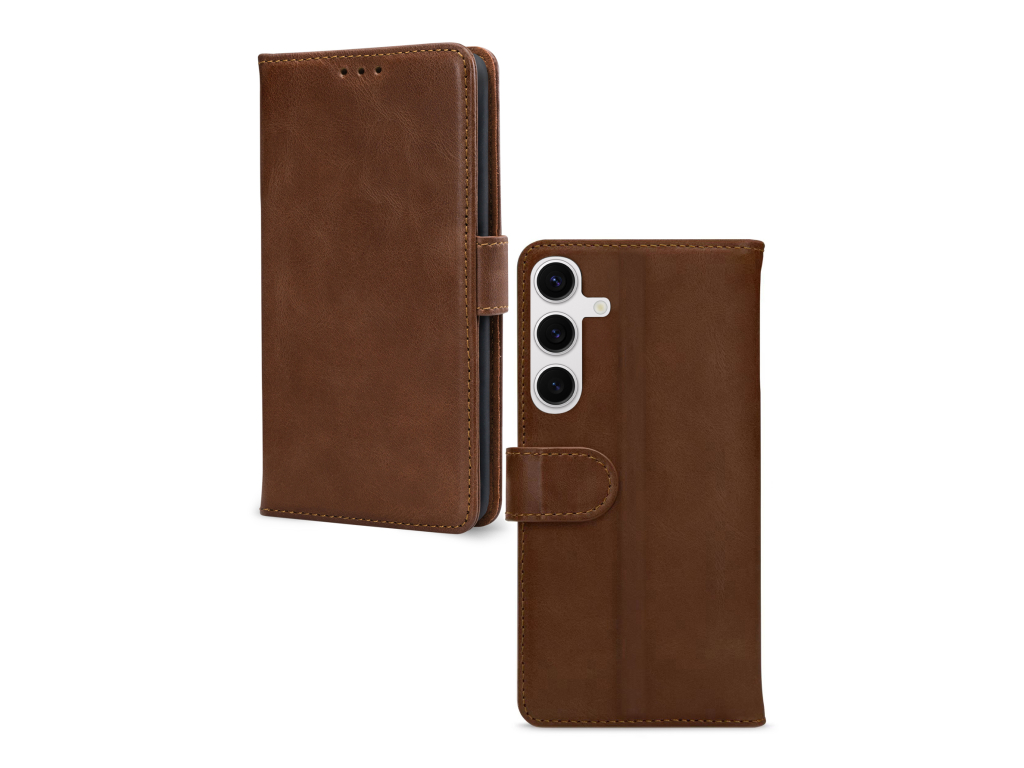 Mobilize Leather Wallet Samsung Galaxy S24 5G Brown