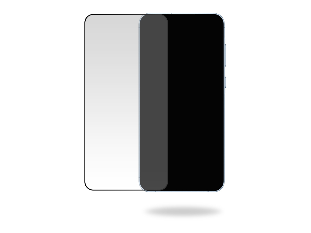 Mobilize Glass Screen Protector - Black Frame - Samsung Galaxy A35 5G/A36 5G/A55 5G/S24 FE 5G