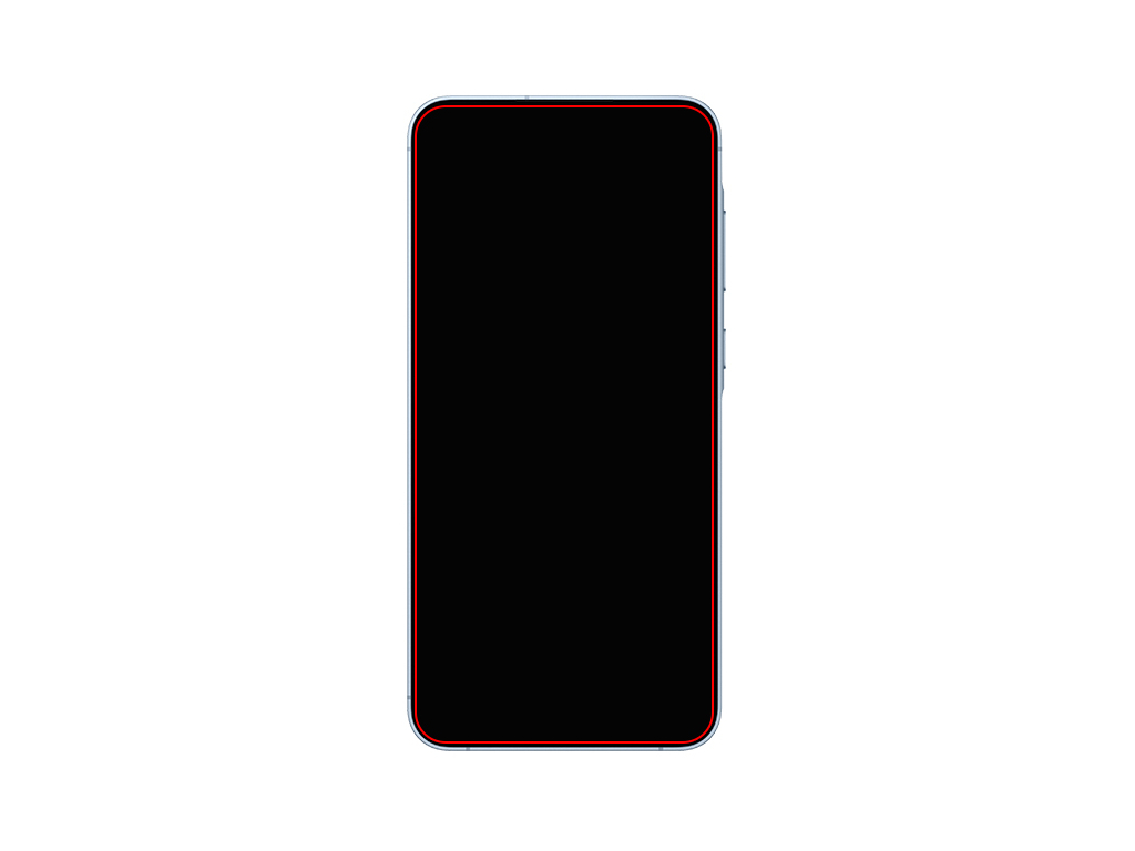 Mobilize Glass Screen Protector - Black Frame - Samsung Galaxy A35 5G/A36 5G/A55 5G/A56 5G/S24 FE/S25 FE