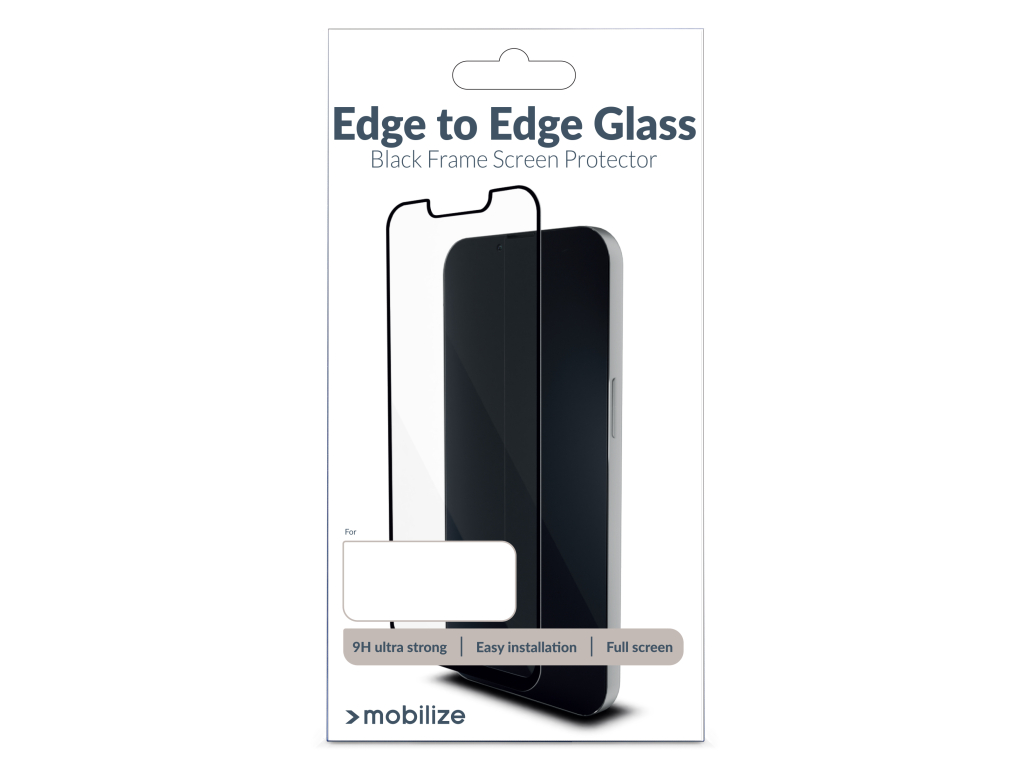 Mobilize Glass Screen Protector - Black Frame - Samsung Galaxy A35 5G/A36 5G/A55 5G/A56 5G/S24 FE/S25 FE