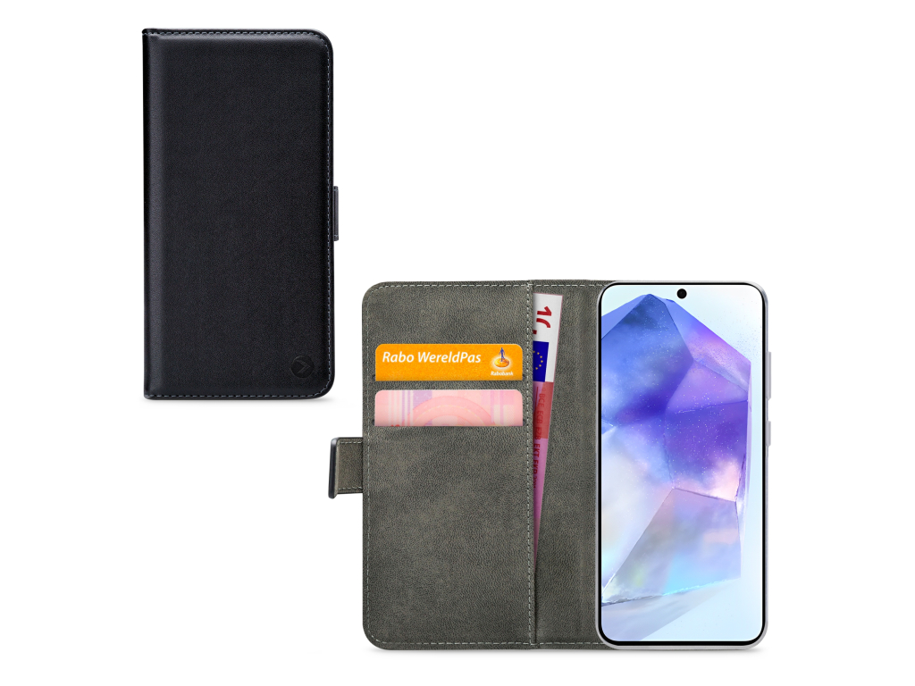 Mobilize Classic Gelly Wallet Book Case Samsung Galaxy A55 5G Black