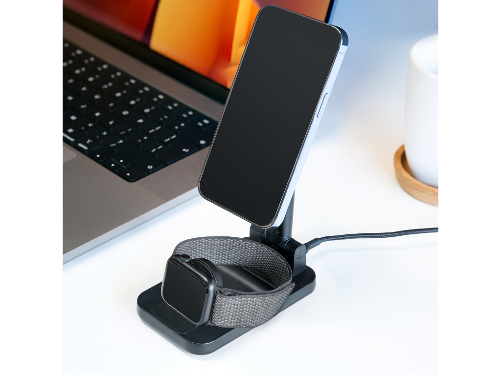 Mobilize 3in1 Charger Station MagSafe Compatible 15W Black