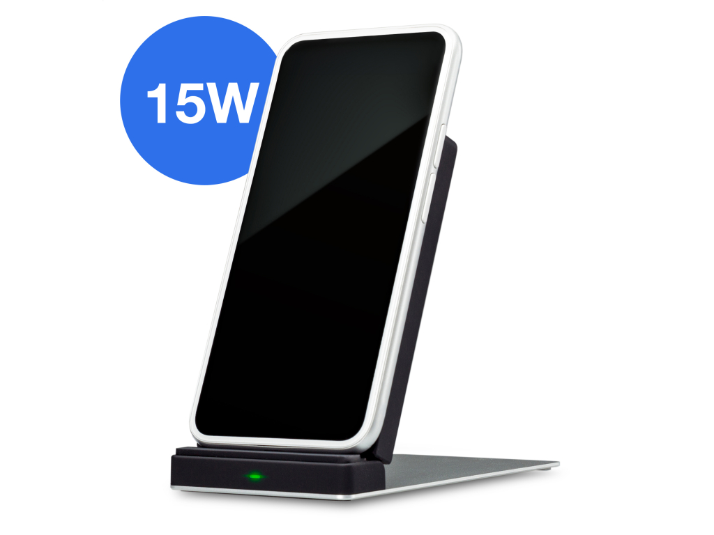 Mobilize Wireless Fast Charger Foldable 5W/7.5W/10W/15W PU Leather Black