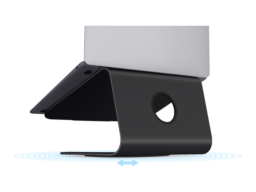 Rain Design mStand 360 Laptop Stand + Swivel Base Black