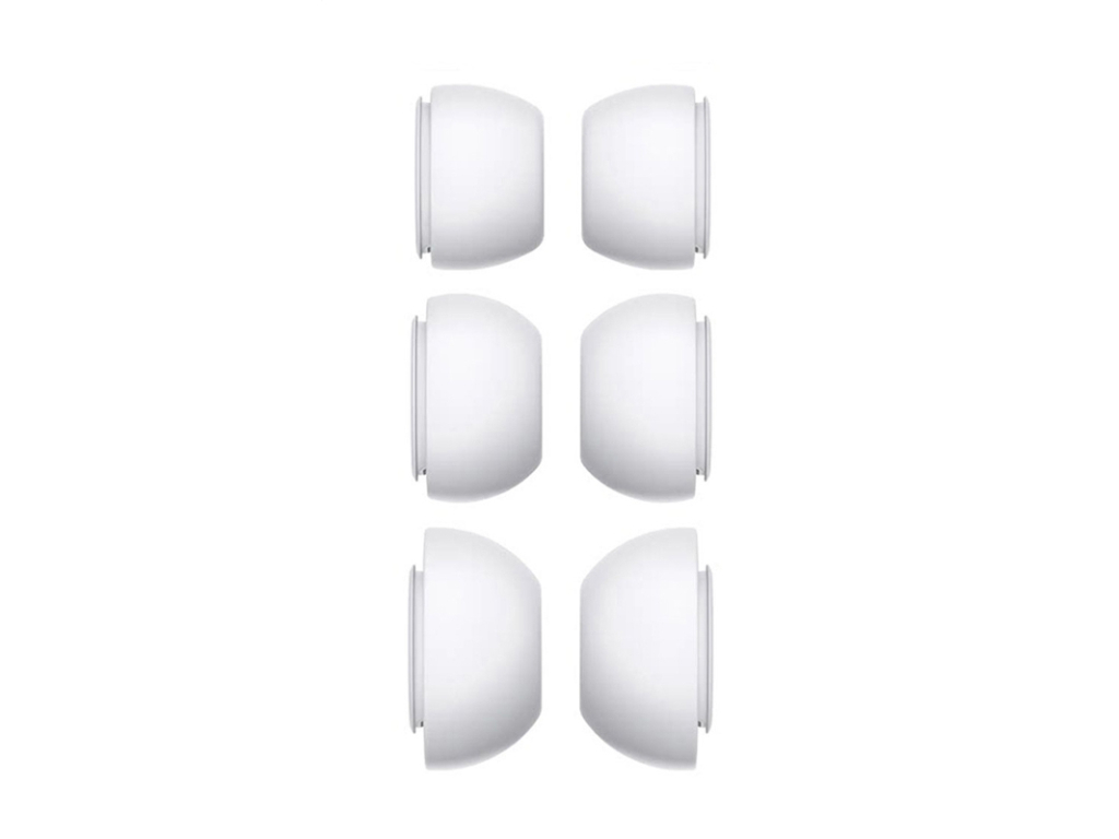 Xccess Silicon Replacement Ear Tips for Airpod Pro 1/2 Size S/M/L (3 Pair) White