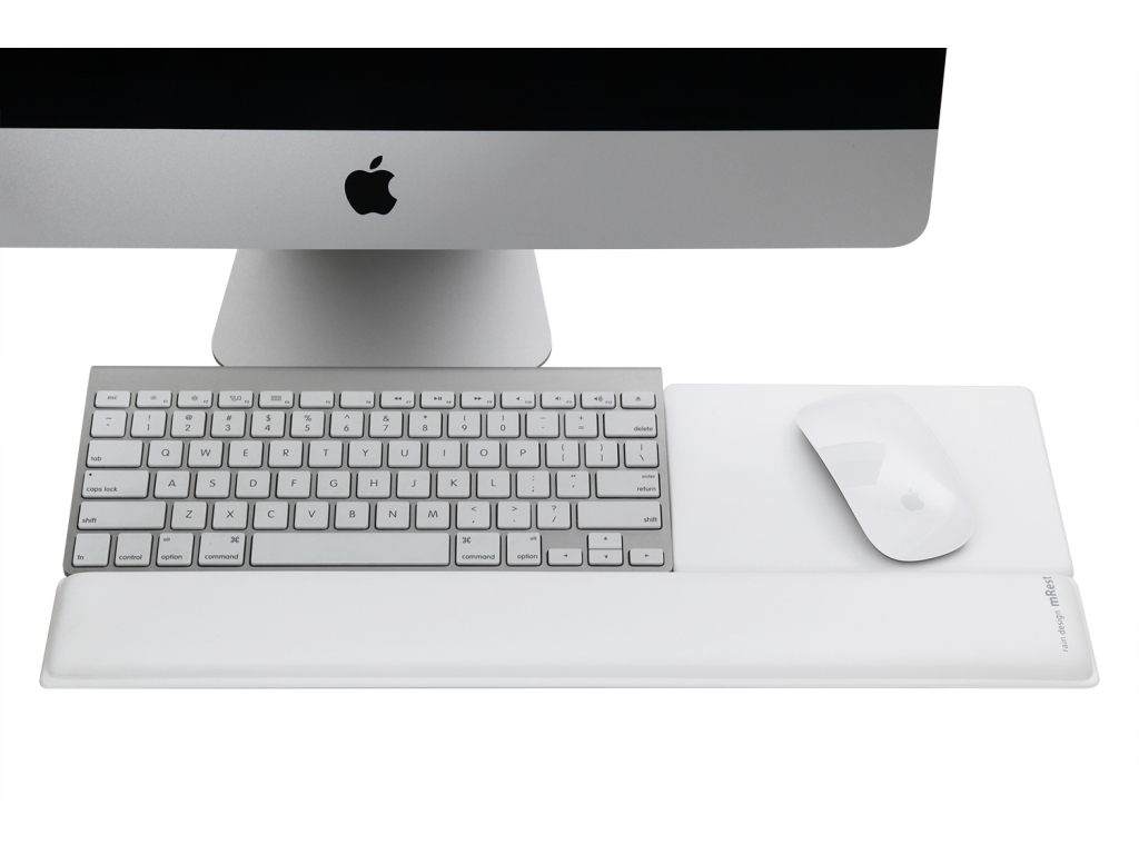 Rain Design mRest Wrist Rest and Mouse Pad White