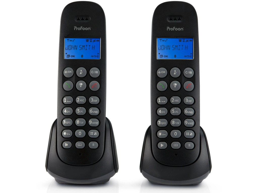 PDX-320 Profoon DECT Telefoon DUO Black