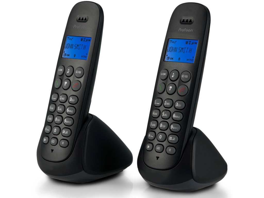 PDX-320 Profoon DECT Telefoon DUO Black