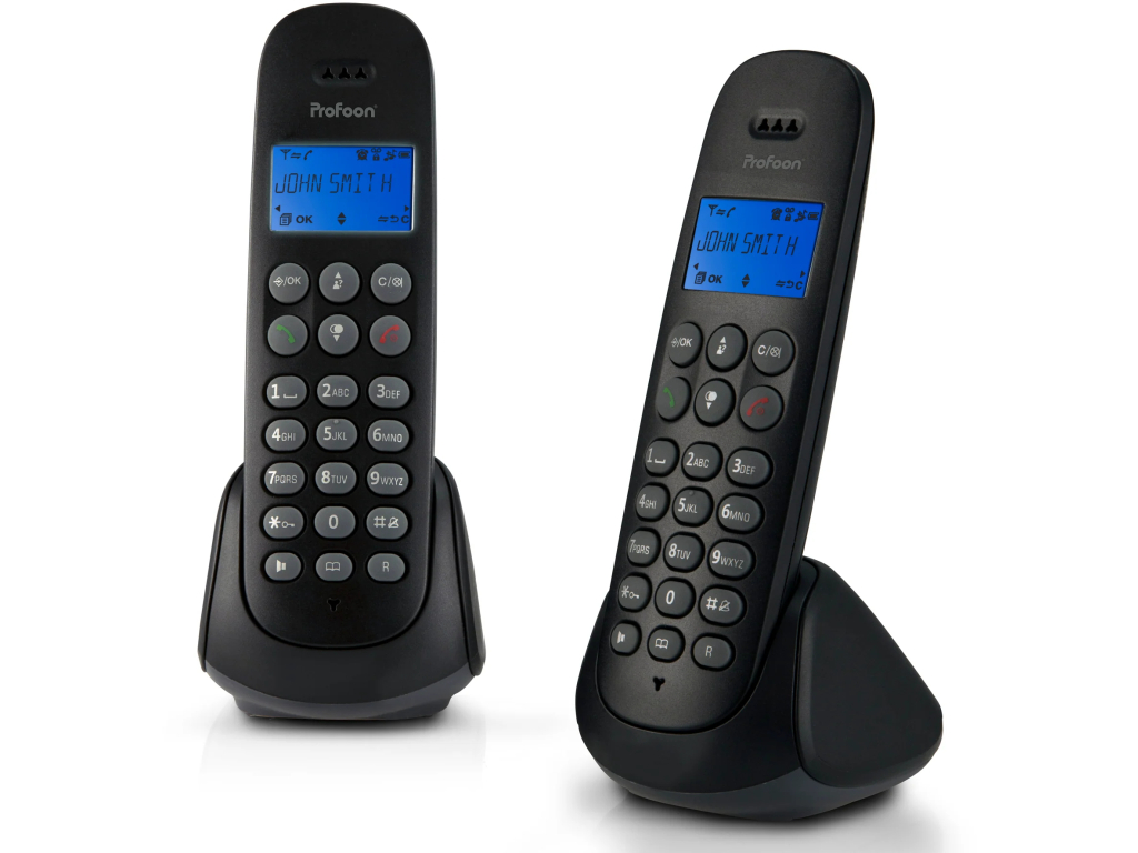 PDX-320 Profoon DECT Telefoon DUO Black