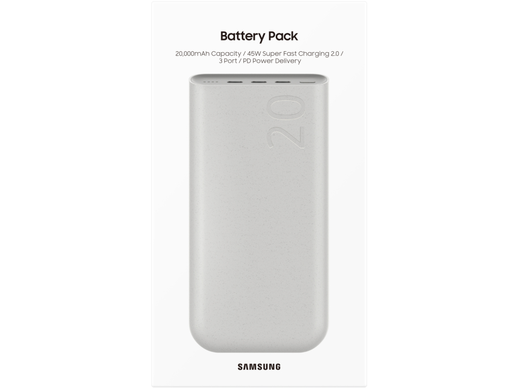 EB-P4520XUEGEU Samsung Battery Pack 20.000 mAh 45W Beige