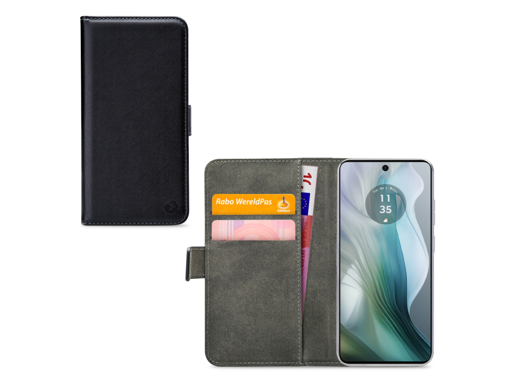 Mobilize Classic Gelly Wallet Book Case Motorola Moto E14 4G Black