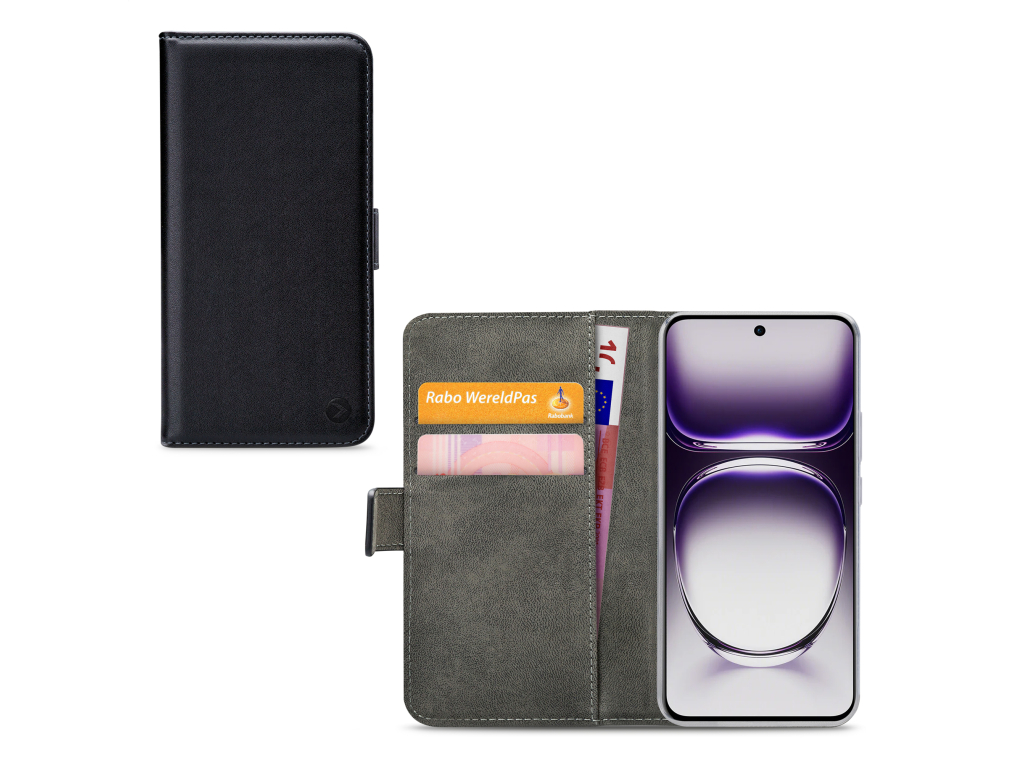 Mobilize Classic Gelly Wallet Book Case OPPO Reno12 Black