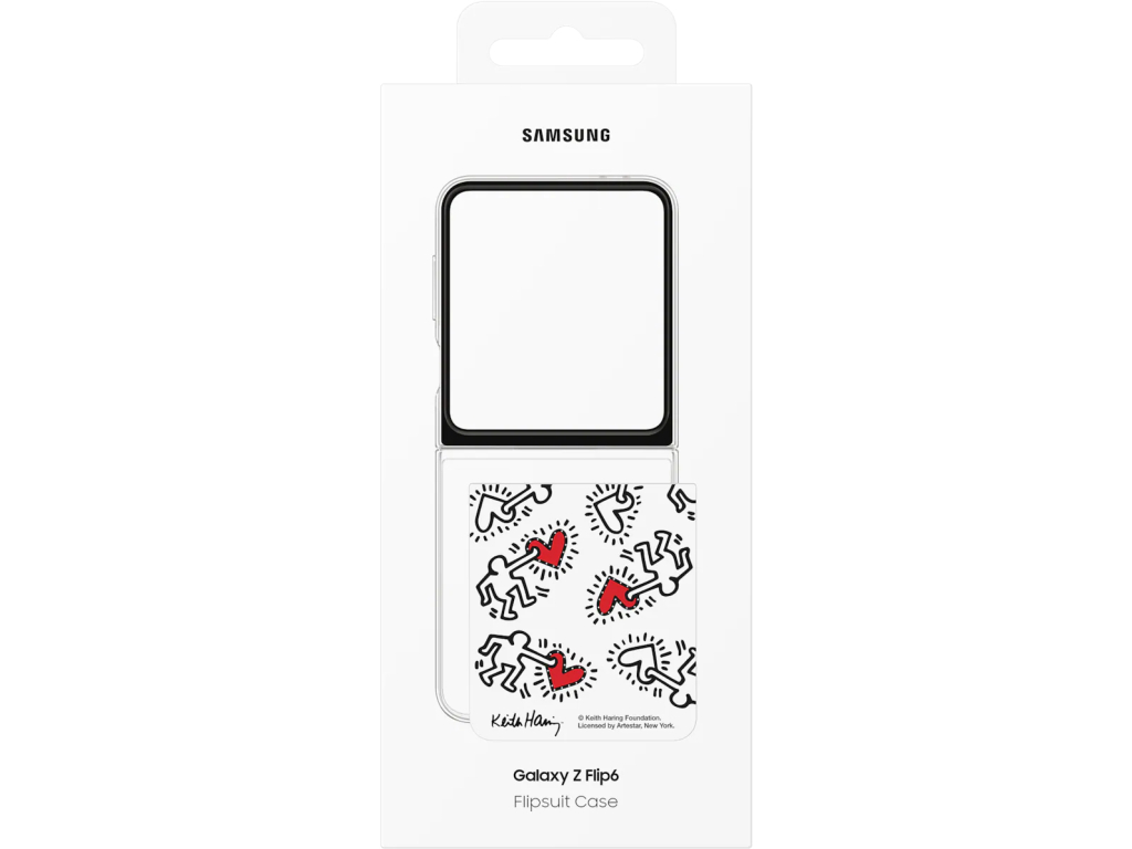 EF-ZF741CWEGWW Samsung Flipsuit Case Galaxy Z Flip6 Clear/White