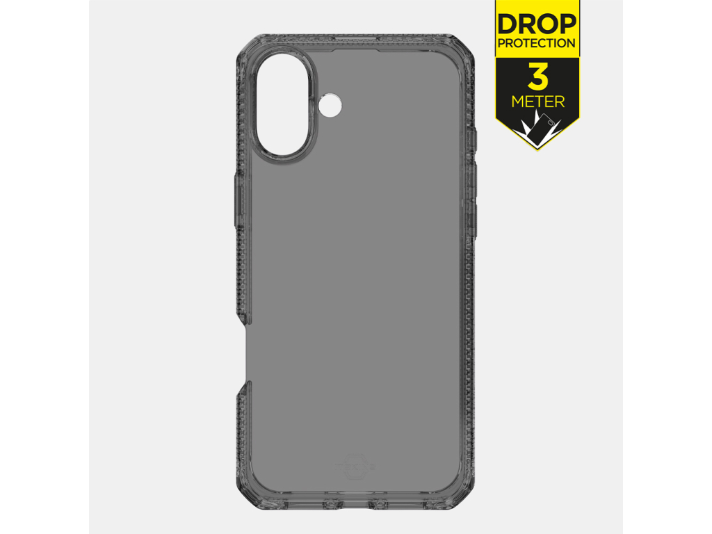 ITSKINS Level 2 SpectrumClear_R for Apple iPhone 16 Plus Smoke