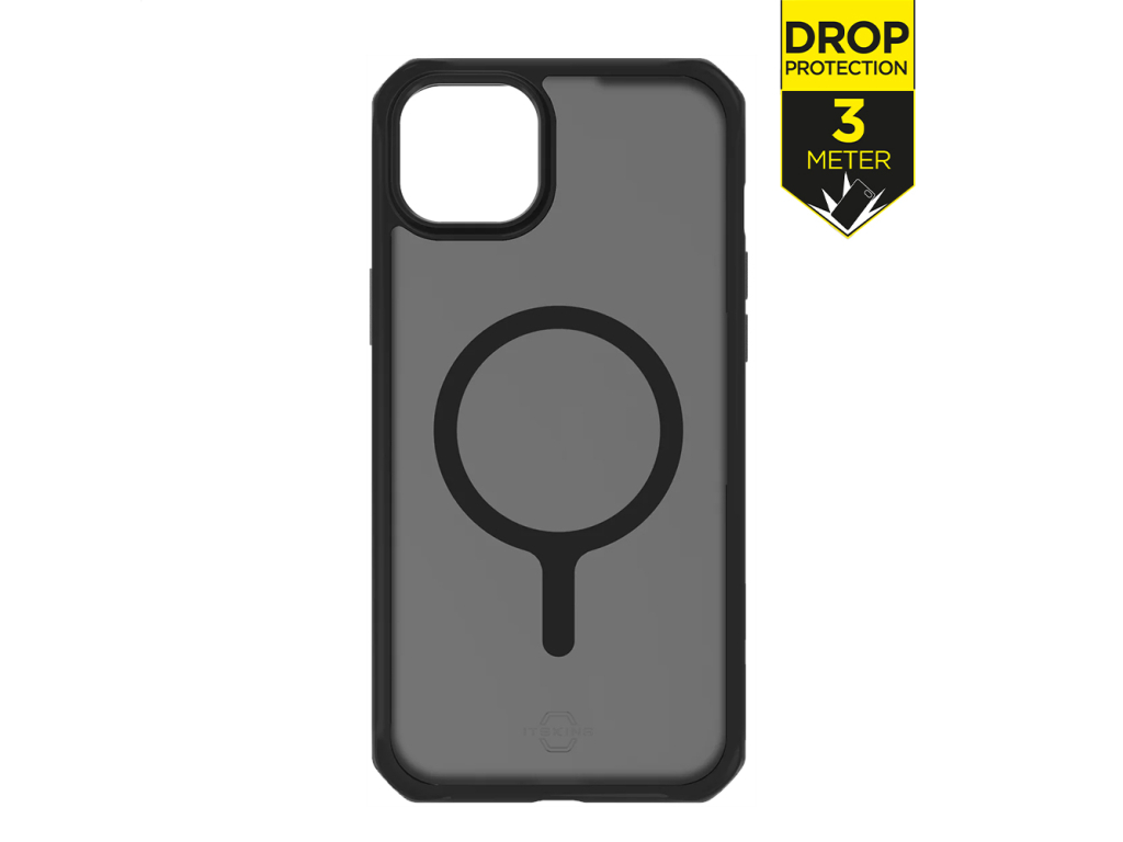 ITSKINS Level 2 HybridMagFrost_R for Apple iPhone 14/15 Black