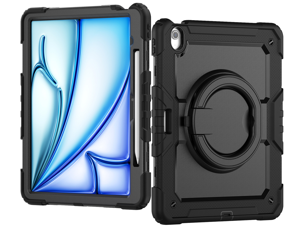 Mobilize Rotating Defender Case Stand Function for Apple iPad Air 13 (2024/2025) Black