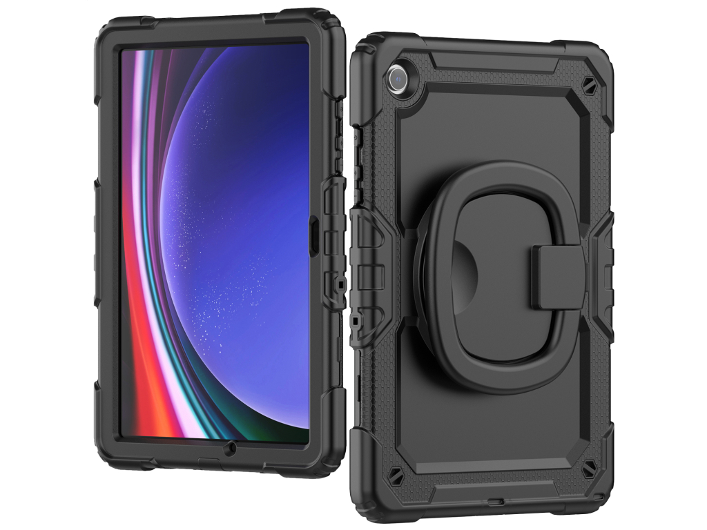 Mobilize Rotating Defender Case Stand Function for Samsung Galaxy Tab A9+/A11+ 11 Black