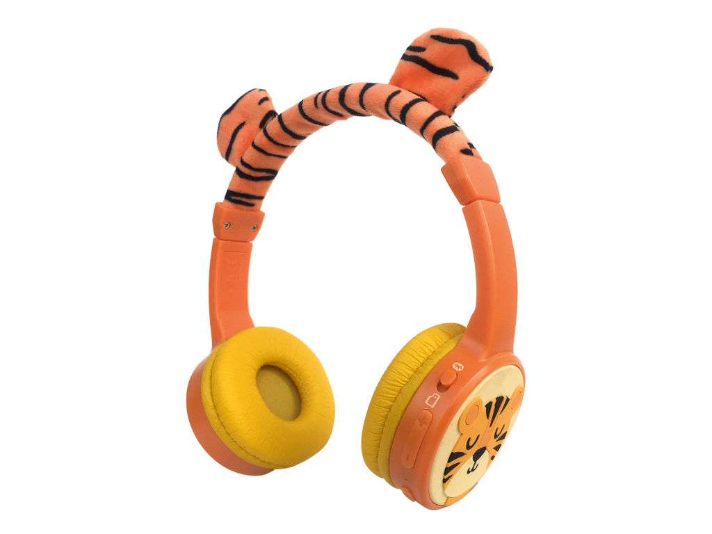 Mobilize Wireless/Wired Over Ear Kids Headphone 85dB Tiger